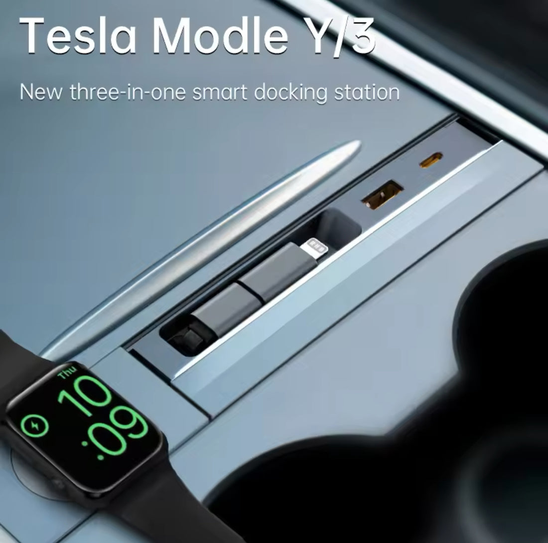 USB Hub 27W 3 in 1 Dock Station with Apple Watch 3/Y